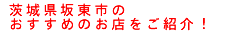 お店紹介【坂東市】